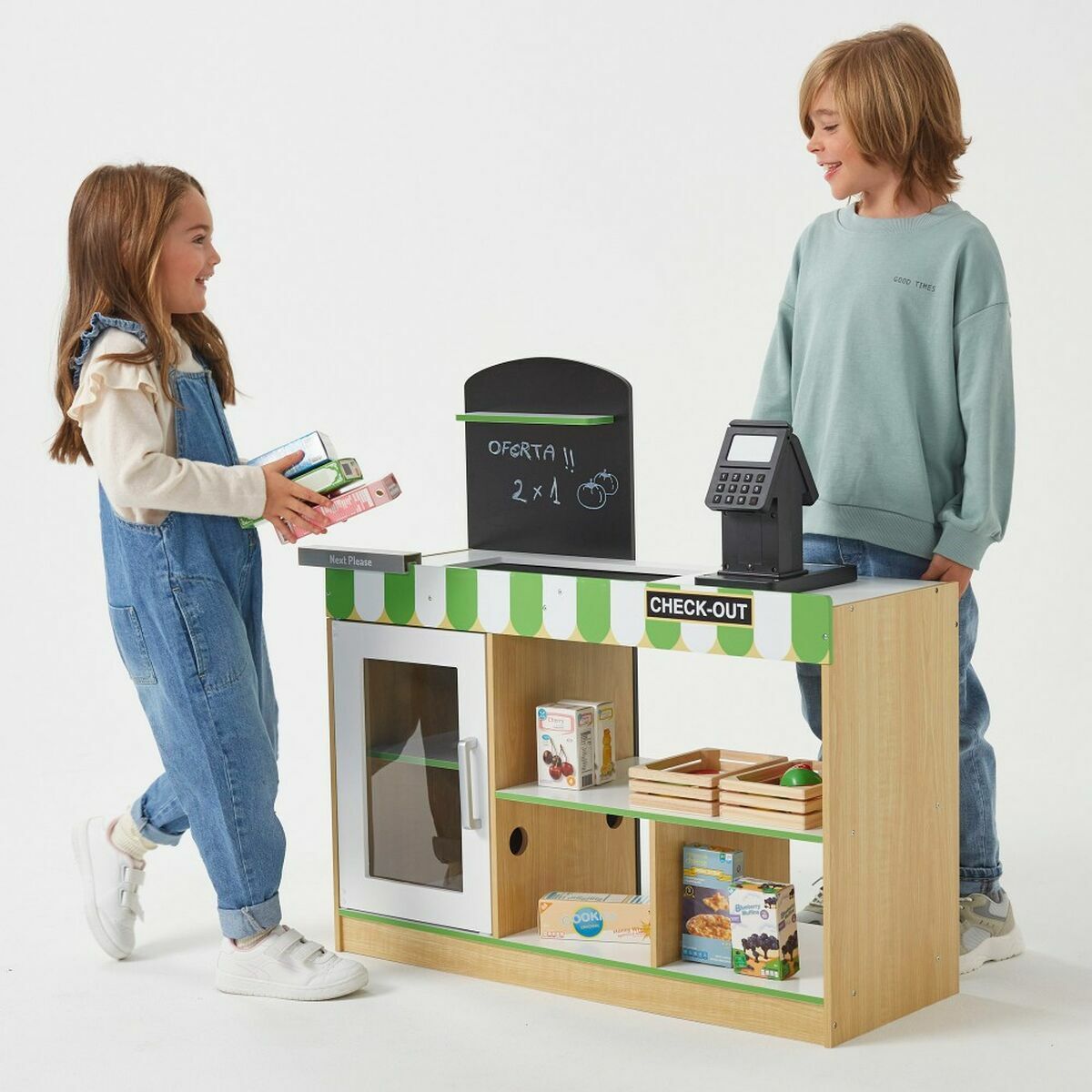 Toy Supermarket Colorbaby Trä 80 x 80 x 30 cm - 2