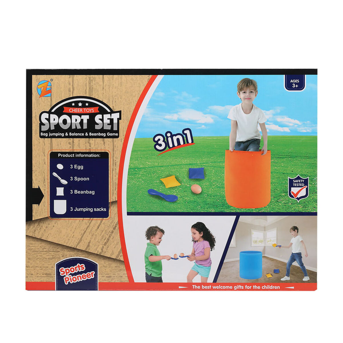 Set Bag jumping & Balance & Beanbag Game - 2