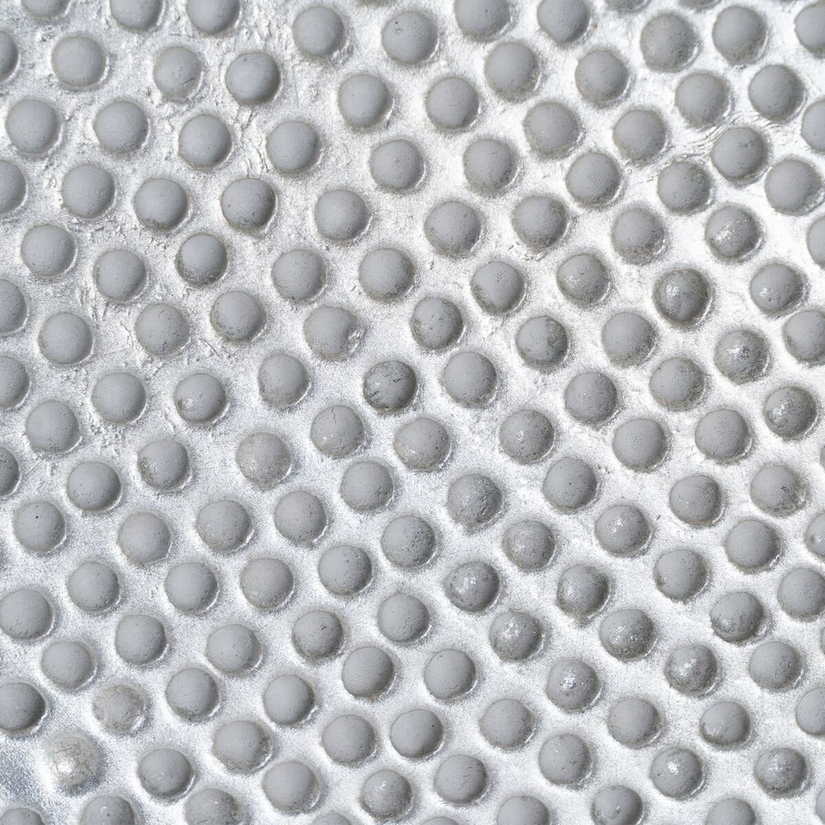 Väggspegel 87,6 x 6,6 x 87,6 cm Glas Vit Polyuretan - 4