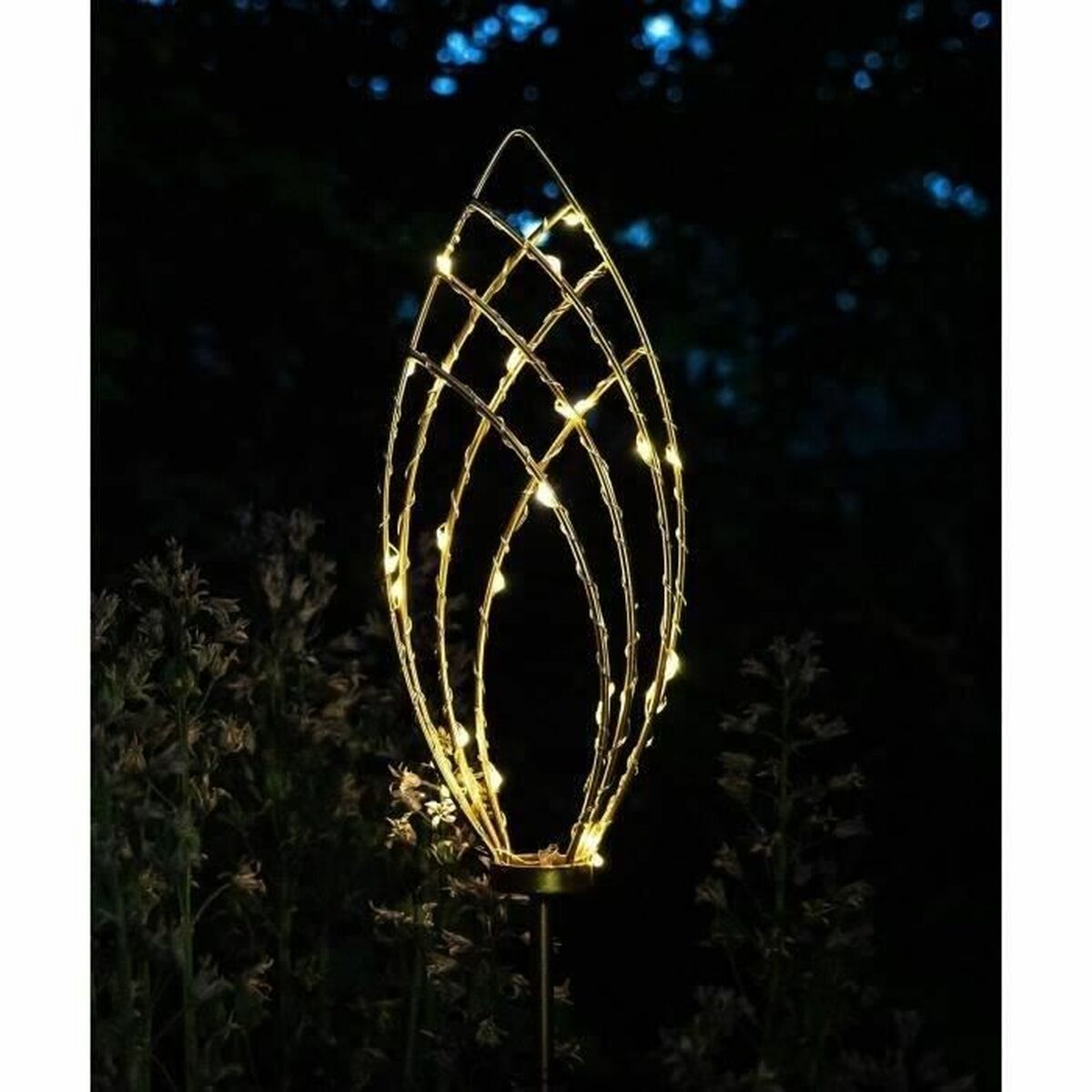 Solcellslampa Garden ID Golden Spike - 2