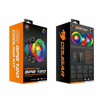Lådfläkt Cougar Vortex RGB SPB 120