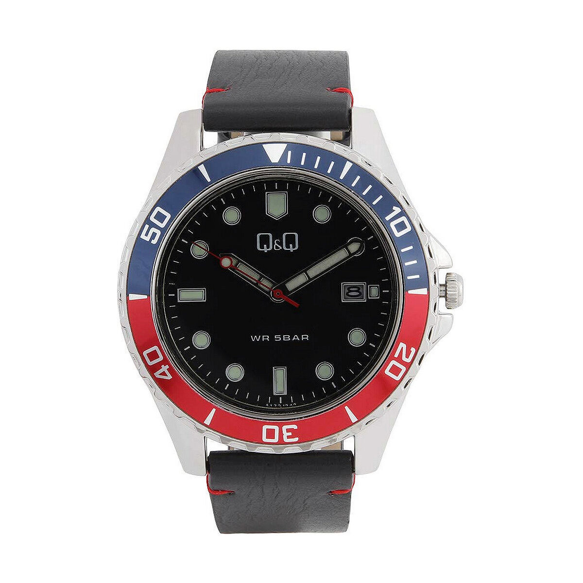 Herrklocka Q&Q A172J342Y Svart (Ø 43 mm) - 11