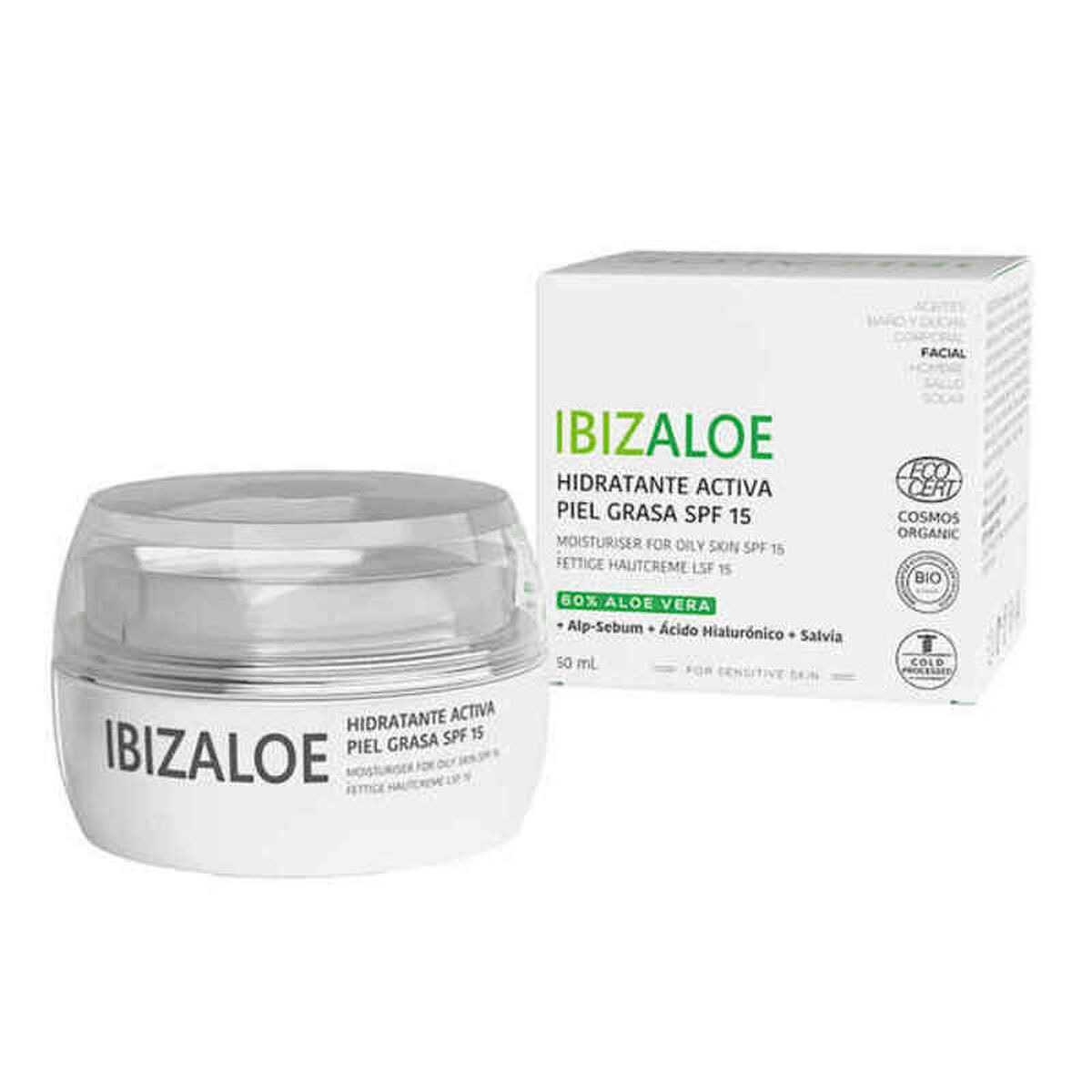 Ansiktskräm Ibizaloe Ibizaloe Spf 15 50 ml