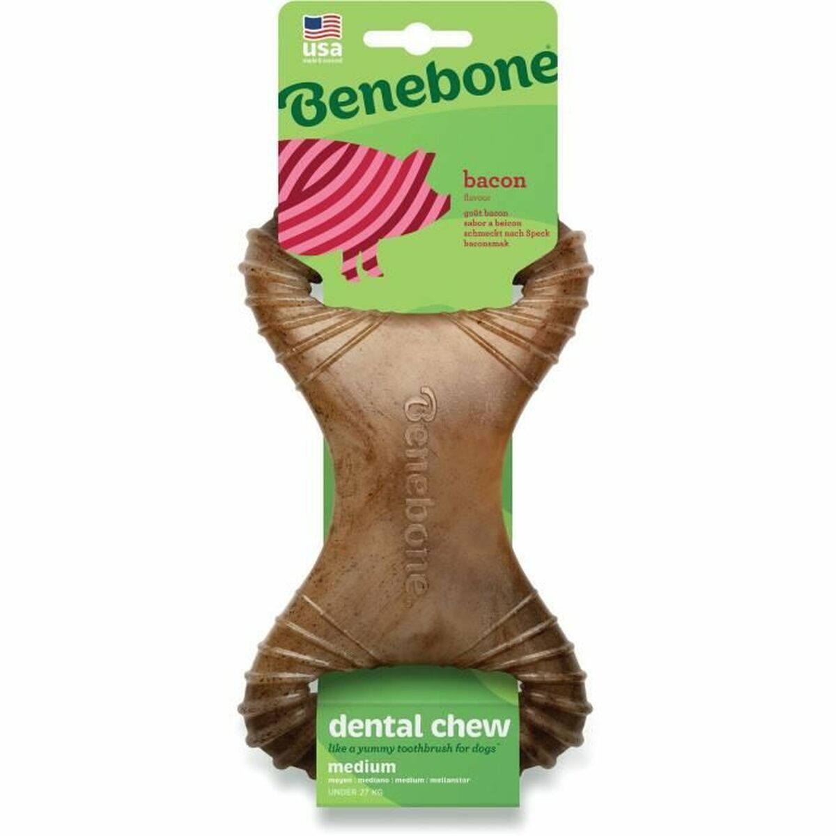 Tuggleksak för hundar Benebone djur - 2