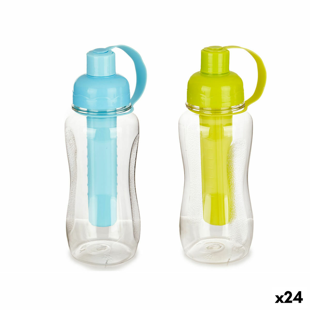 Flaska Blå Grön polypropen Plast 600 ml 7,5 x 21 x 9 cm 7,5 x 21 x 7 cm Doseringsmunstycke (24 antal)