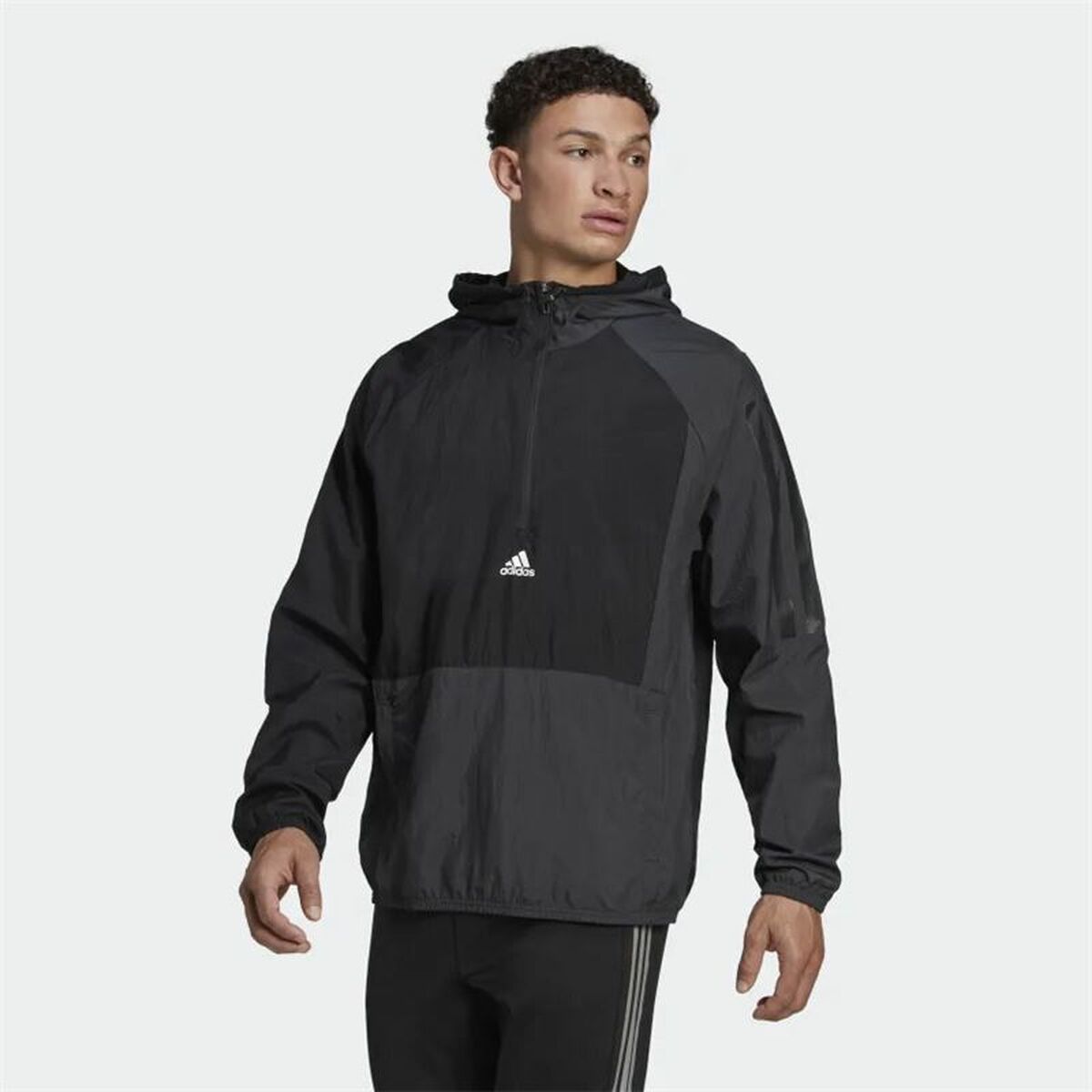Träningsjacka Herr Adidas Colorblock Svart - 13