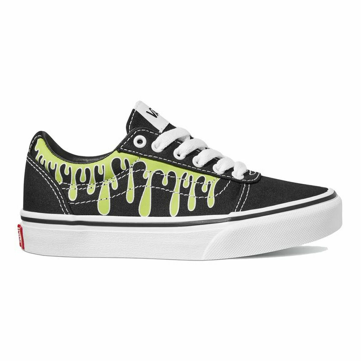 Sportskor Casual Barn Vans Ward Grön Droppar Svart - 2