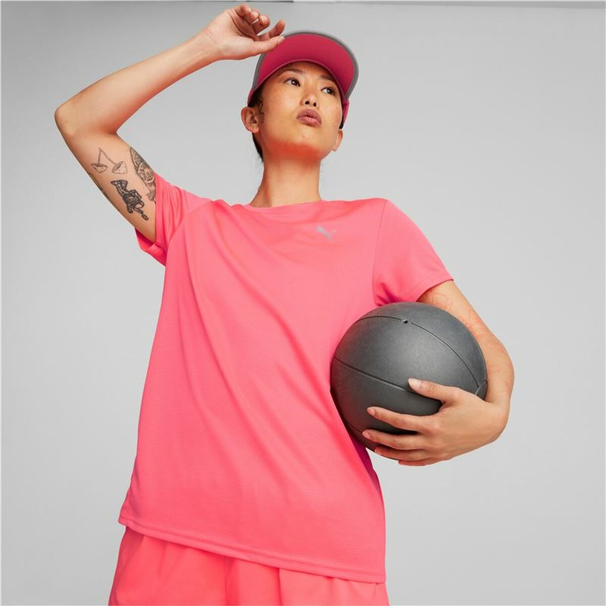 T-shirt med kortärm Dam Puma Favourite Rosa - 3