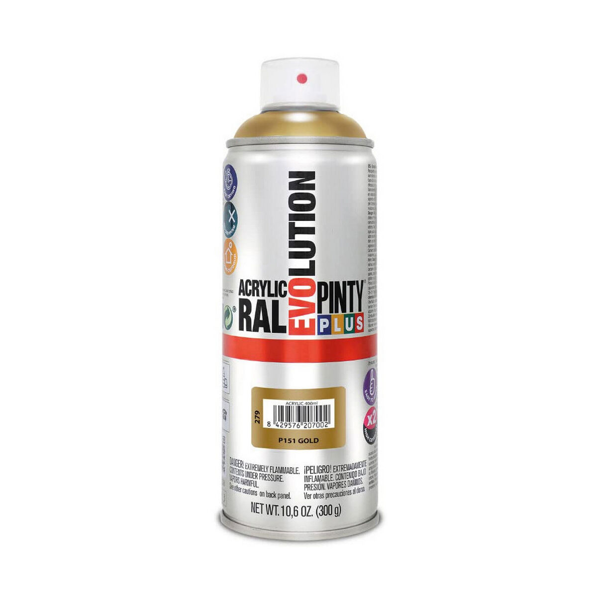 Sprejfärg Pintyplus Evolution P151 400 ml Guld - 3
