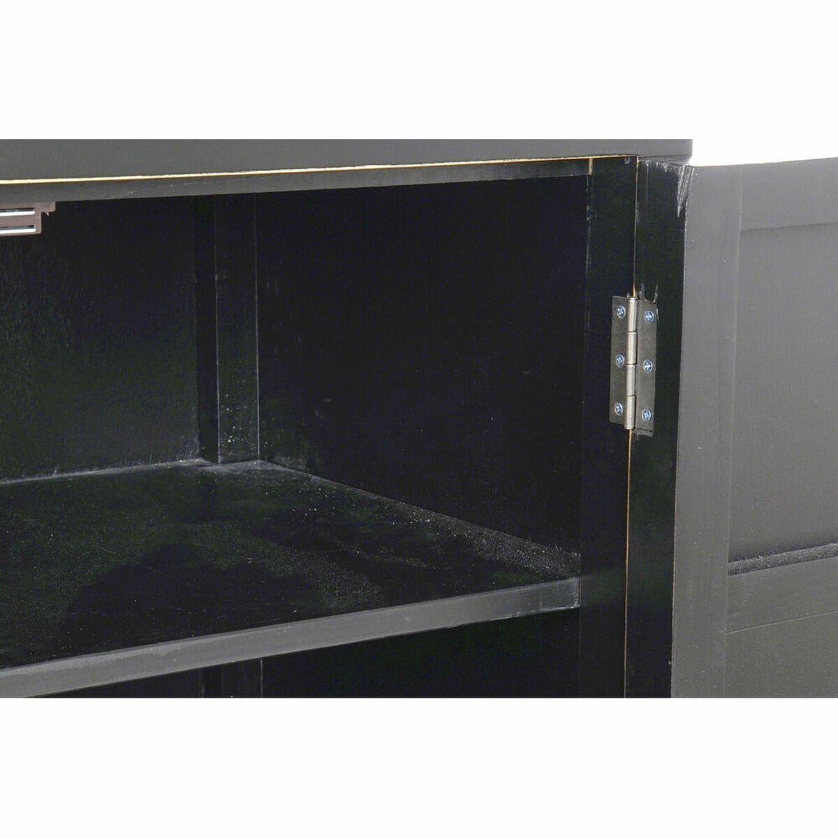 Skänk DKD Home Decor Svart Gyllene Metall Poppel 150 x 50 x 80 cm - 5
