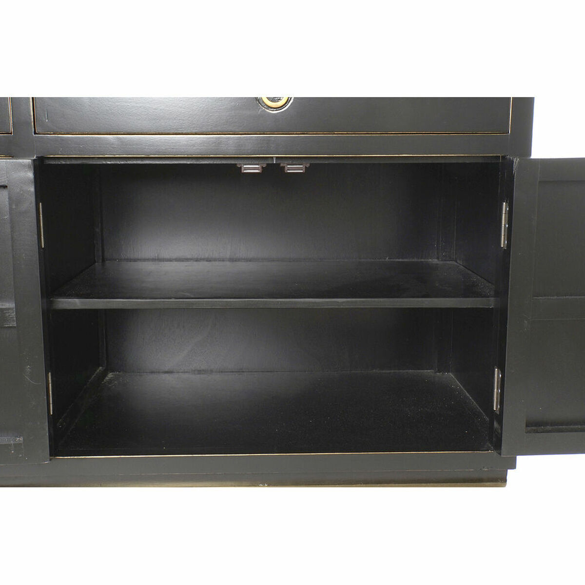 Skänk DKD Home Decor Svart Gyllene Metall Poppel 150 x 50 x 80 cm - 6