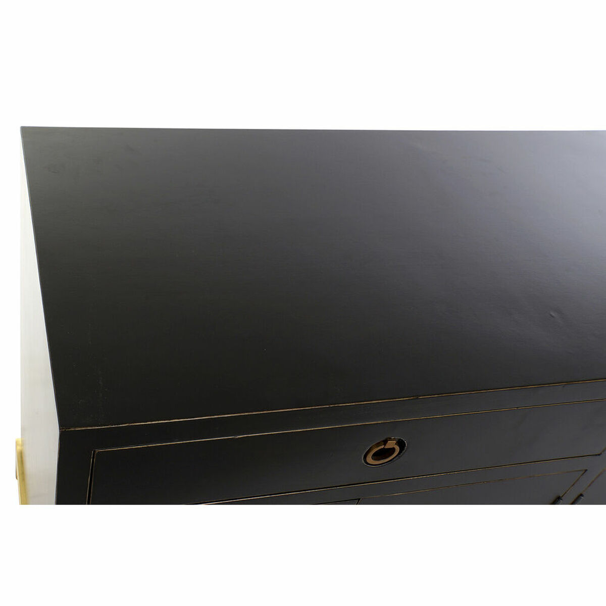 Skänk DKD Home Decor Svart Gyllene Metall Poppel 150 x 50 x 80 cm - 10
