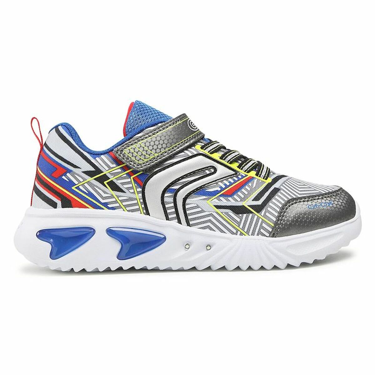 Sportskor Casual Barn Geox Assister Grå - 7
