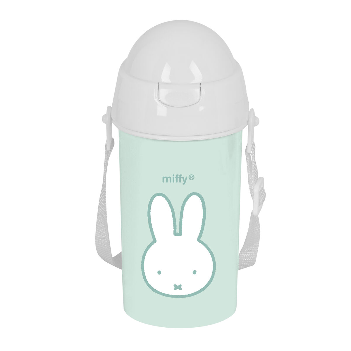 Flaska med lock och sugrör Miffy Menta Mint PVC 500 ml - 2