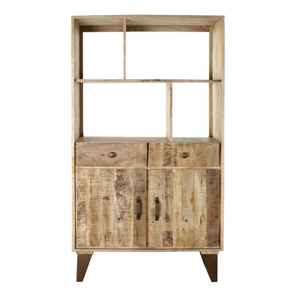 Bokhylla DKD Home Decor Metall Mangoträ (95 x 40 x 170 cm) - 4