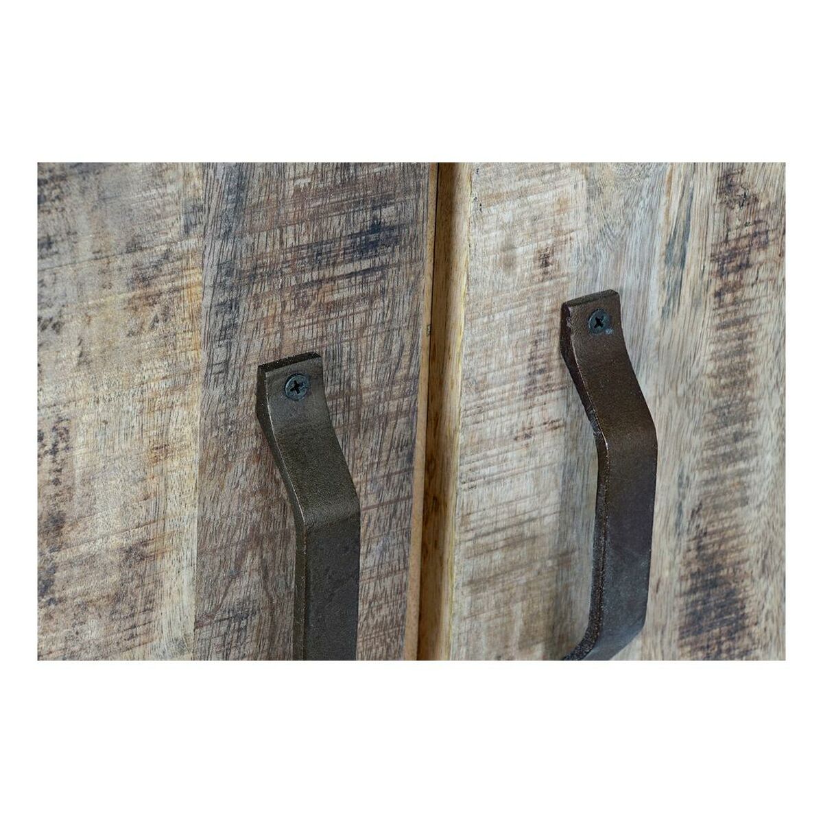 Bokhylla DKD Home Decor Metall Mangoträ (95 x 40 x 170 cm) - 9