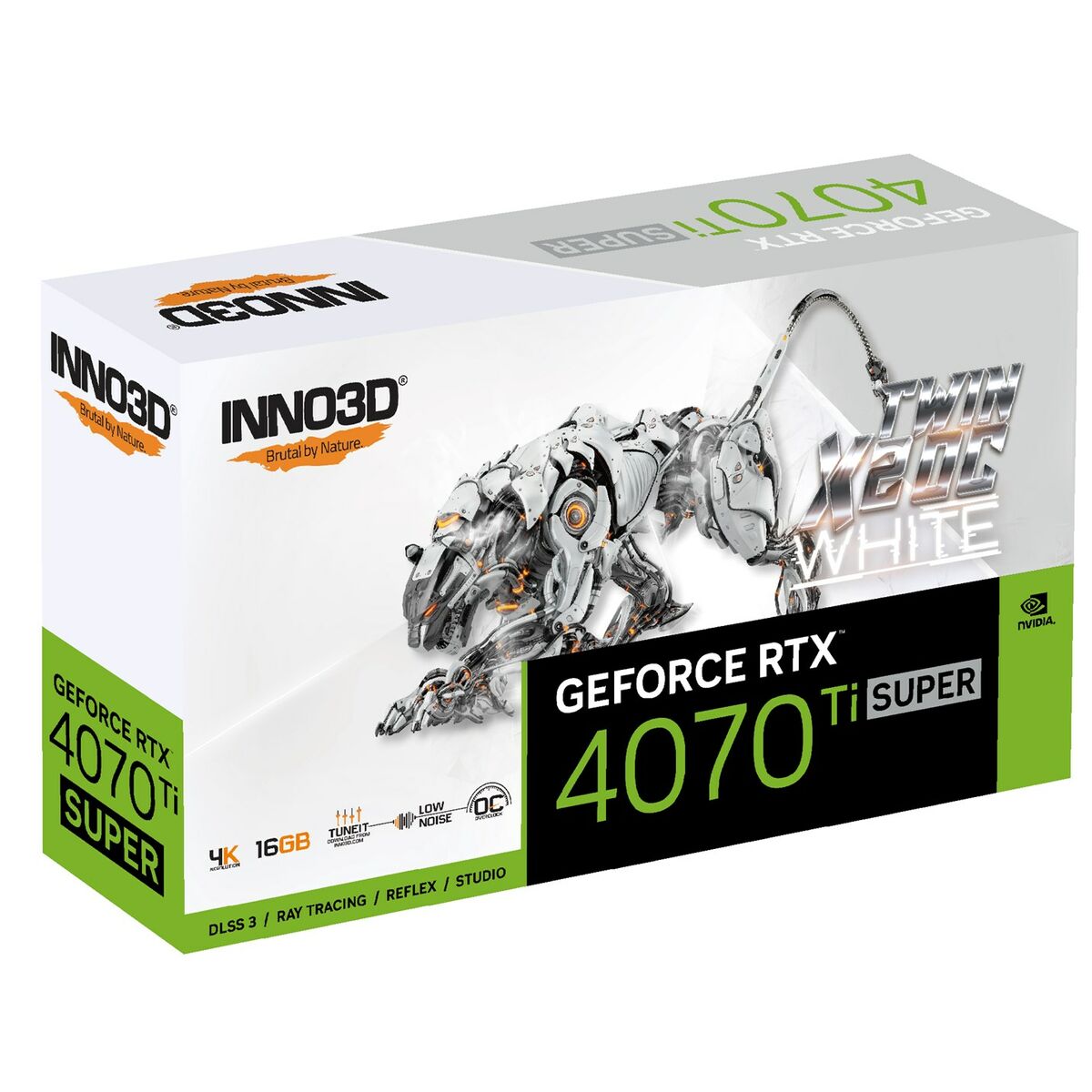 Grafikkort INNO3D N407TS2-166XX-186156W GeForce RTX 4070 Ti 16 GB GDDR6X - 2