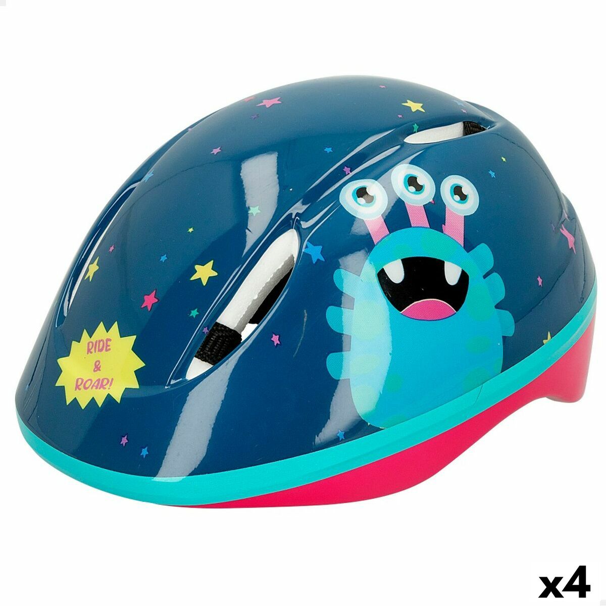 Hjälm för barn Colorbaby Monster (4 antal) - 7