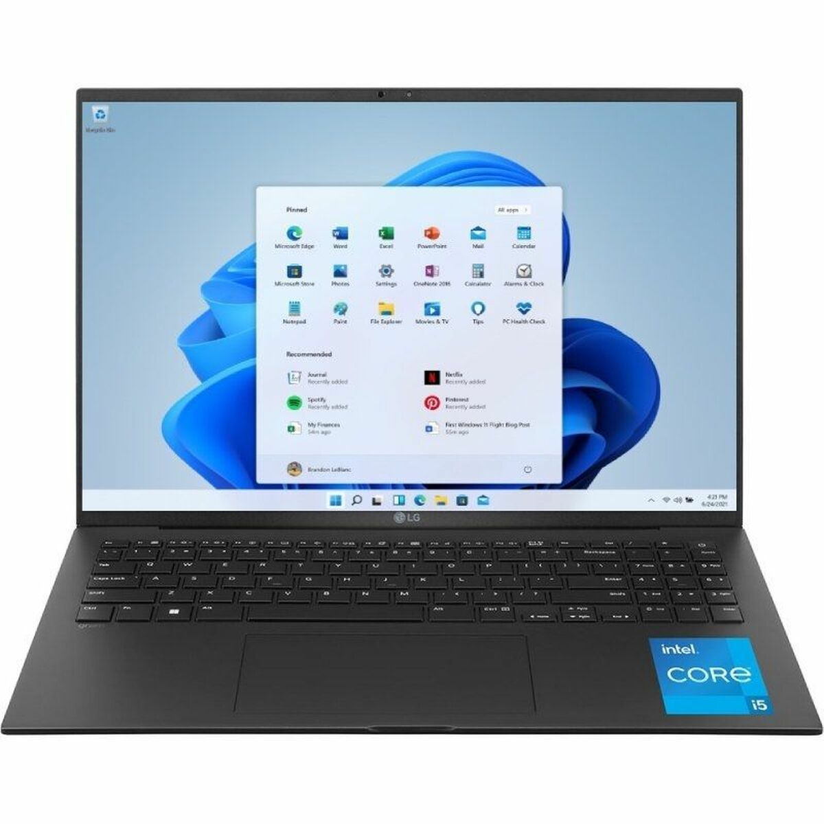Bärbar dator LG 16Z90RU-G.AA55B 16" 16 GB RAM 512 GB SSD Qwerty Spanska i5-1334U
