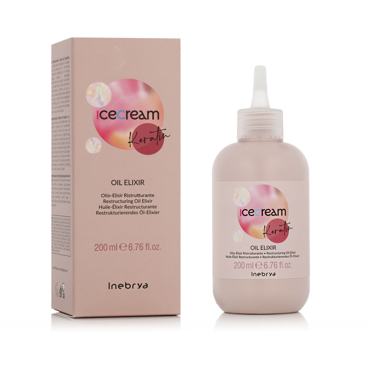 Hårolja Inebrya Ice Cream Keratin 200 ml