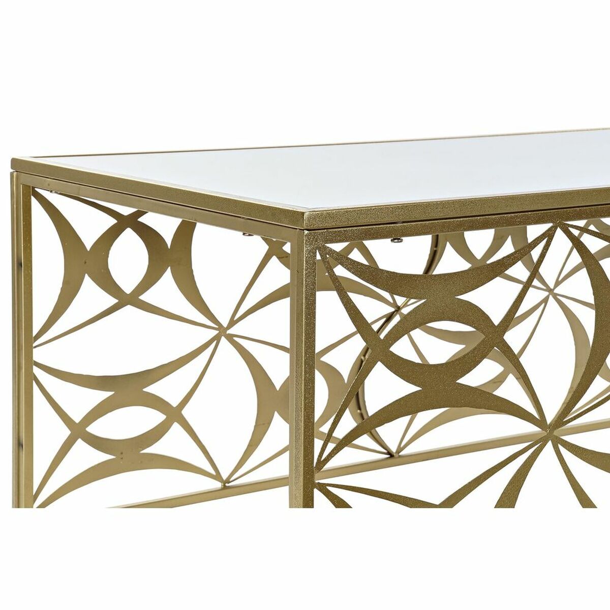 Soffbord DKD Home Decor Speglar Metall (110 x 60 x 46 cm) - 13