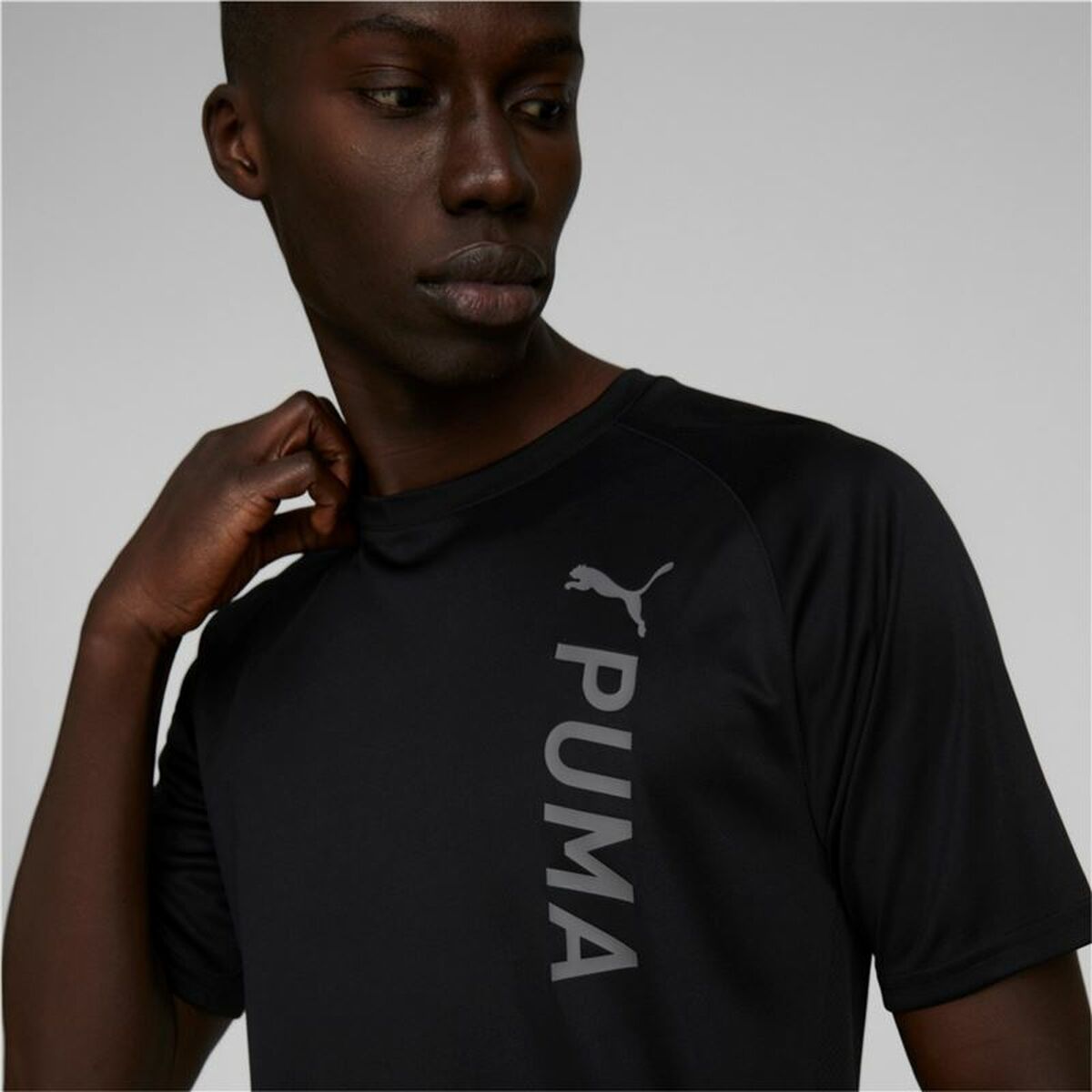 T-shirt med kortärm Herr Puma Fit Svart Män - 3