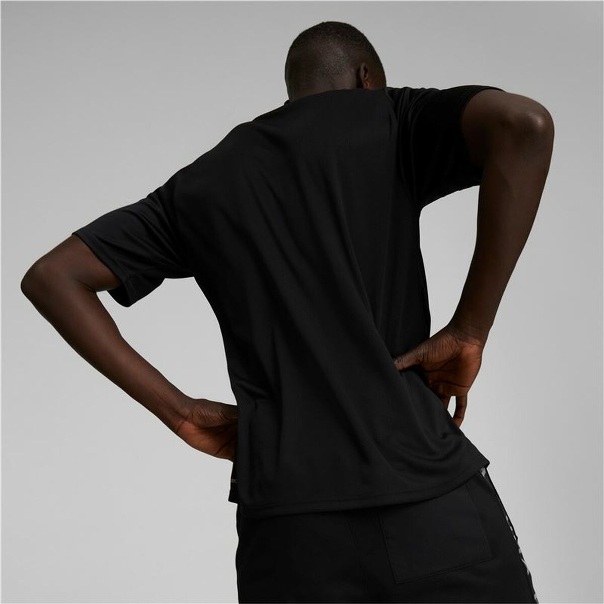 T-shirt med kortärm Herr Puma Fit Svart Män - 4