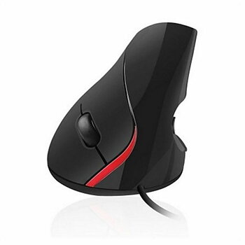Optisk Mus Ergonomisk Ewent EW3156 1000 dpi USB Svart Svart/Röd Röd/Svart