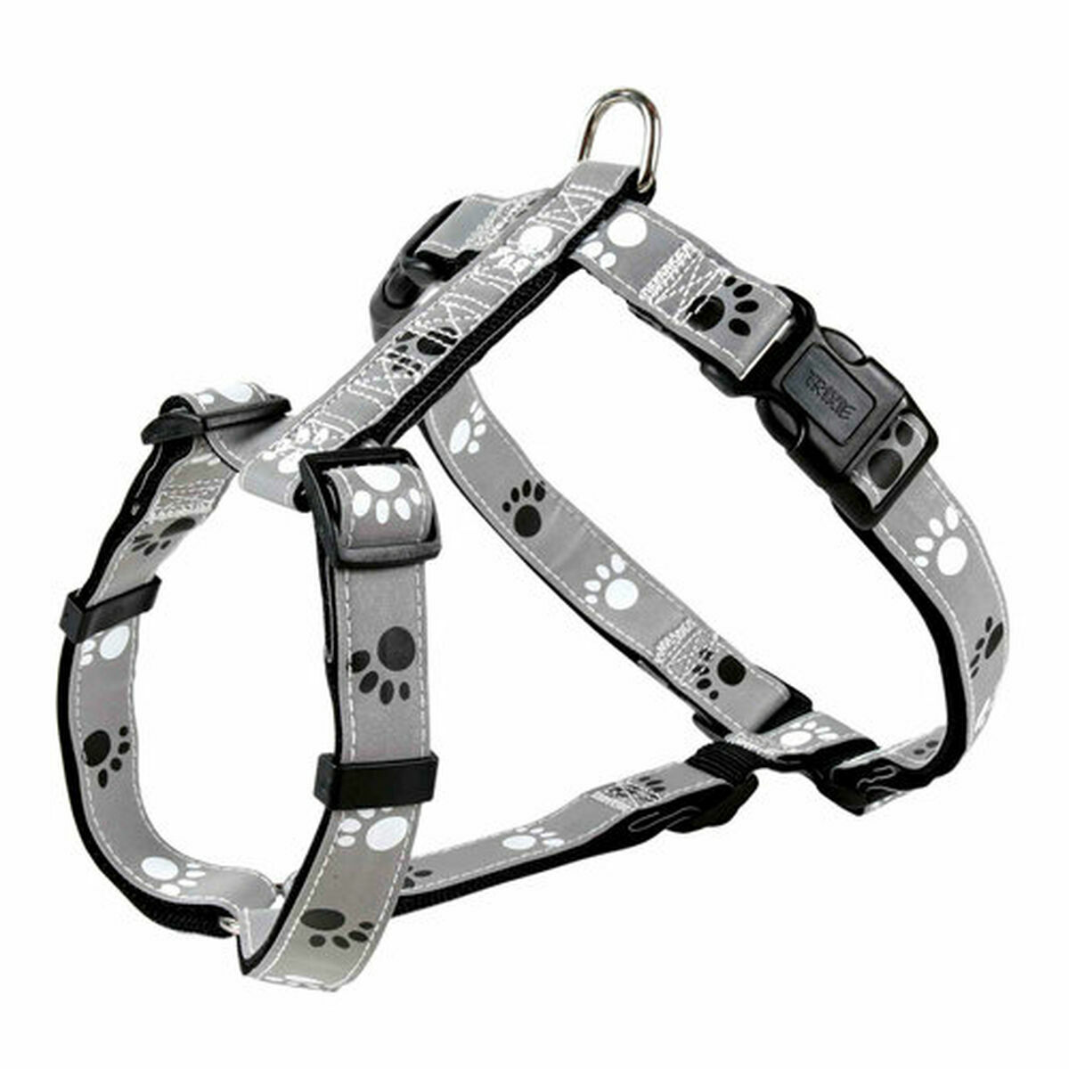 Hundsele Trixie Silver Reflect Svart Grå - 2