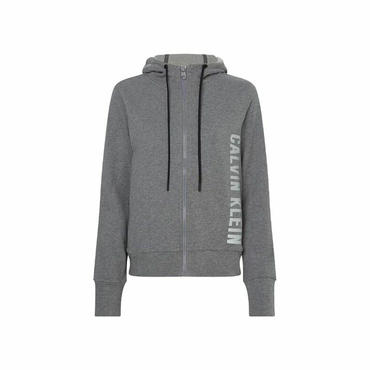 Sportjacka, Dam Calvin Klein Full Zip Mörkgrå - 14