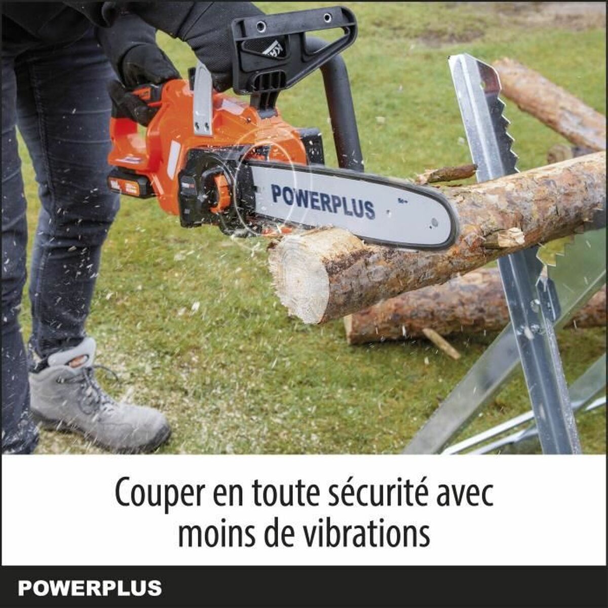Batteri motorsåg Powerplus 30 cm - 2