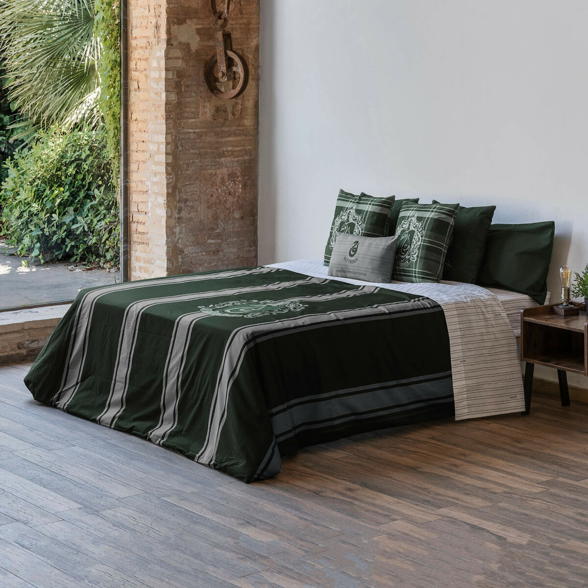 Påslakan Harry Potter Slytherin Multicolour 175 Trådar 220 x 220 cm Säng 135/140 - 3