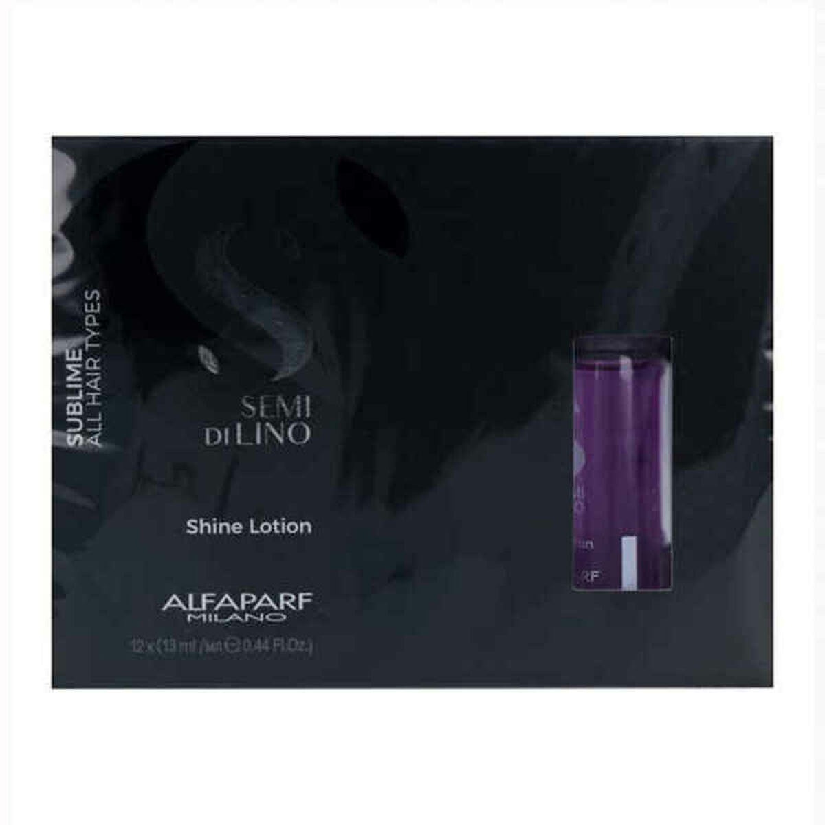 Behandling för att skydda håret Semi di Lino Sublime Shine Lotion Alfaparf Milano (12 x 13 ml)