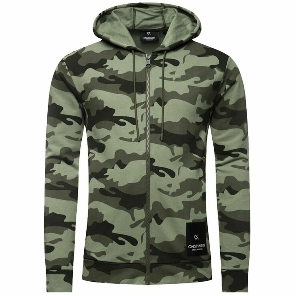 Träningsjacka Herr Calvin Klein Full Zip Grön - 9