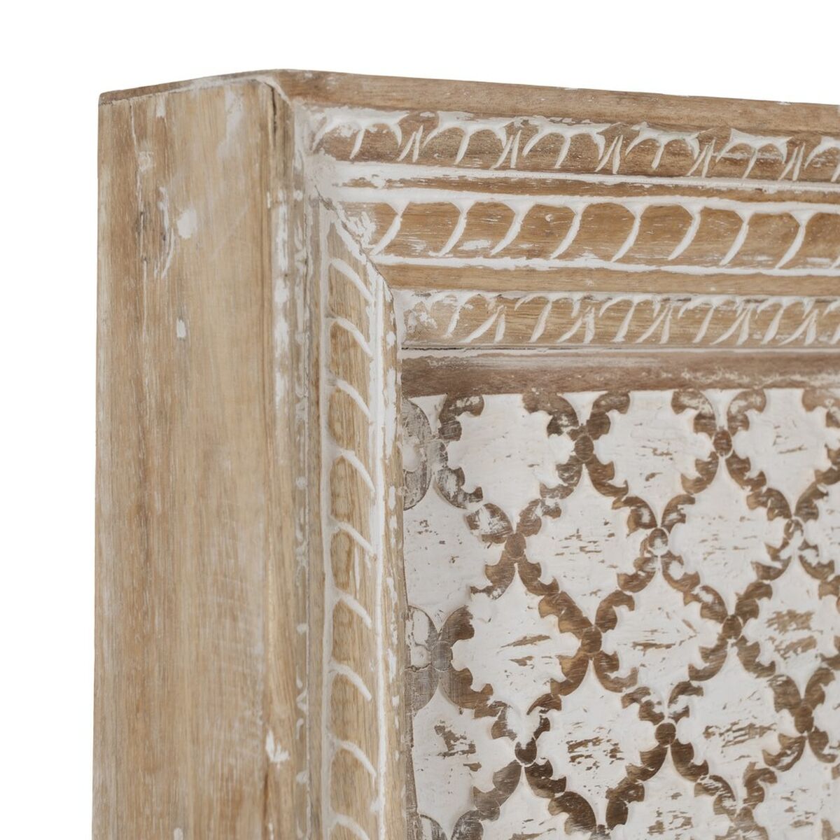 Garderobsspeglar Vit Naturell Vertikalt 76 x 7 x 176,5 cm - 8