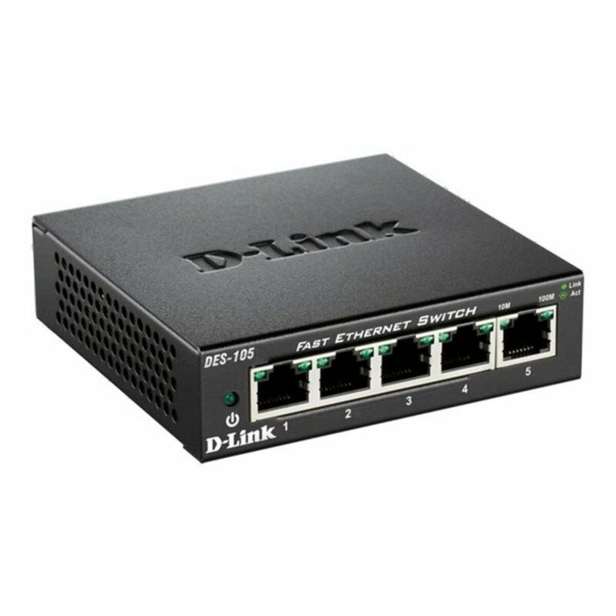 Skrivbords omkopplare D-Link DES-105 LAN - 3