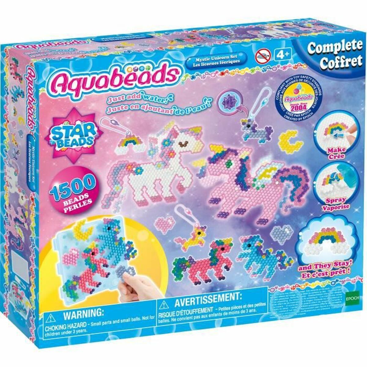 Pärlor Aquabeads Fairy Unicorns 1500 Delar - 3