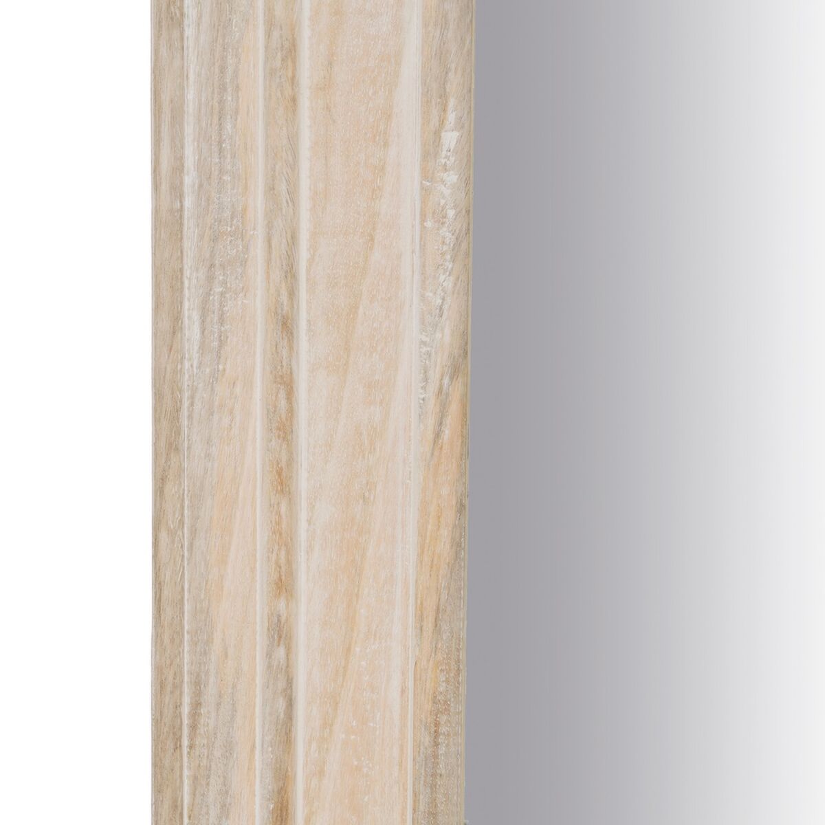Garderobsspeglar Vit Naturell Vertikalt 87,63 x 3,8 x 203,2 cm - 6
