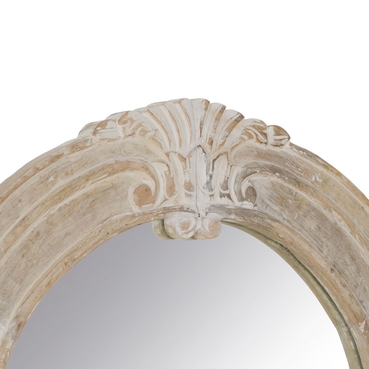 Garderobsspeglar Vit Naturell Vertikalt 87,63 x 3,8 x 203,2 cm - 4