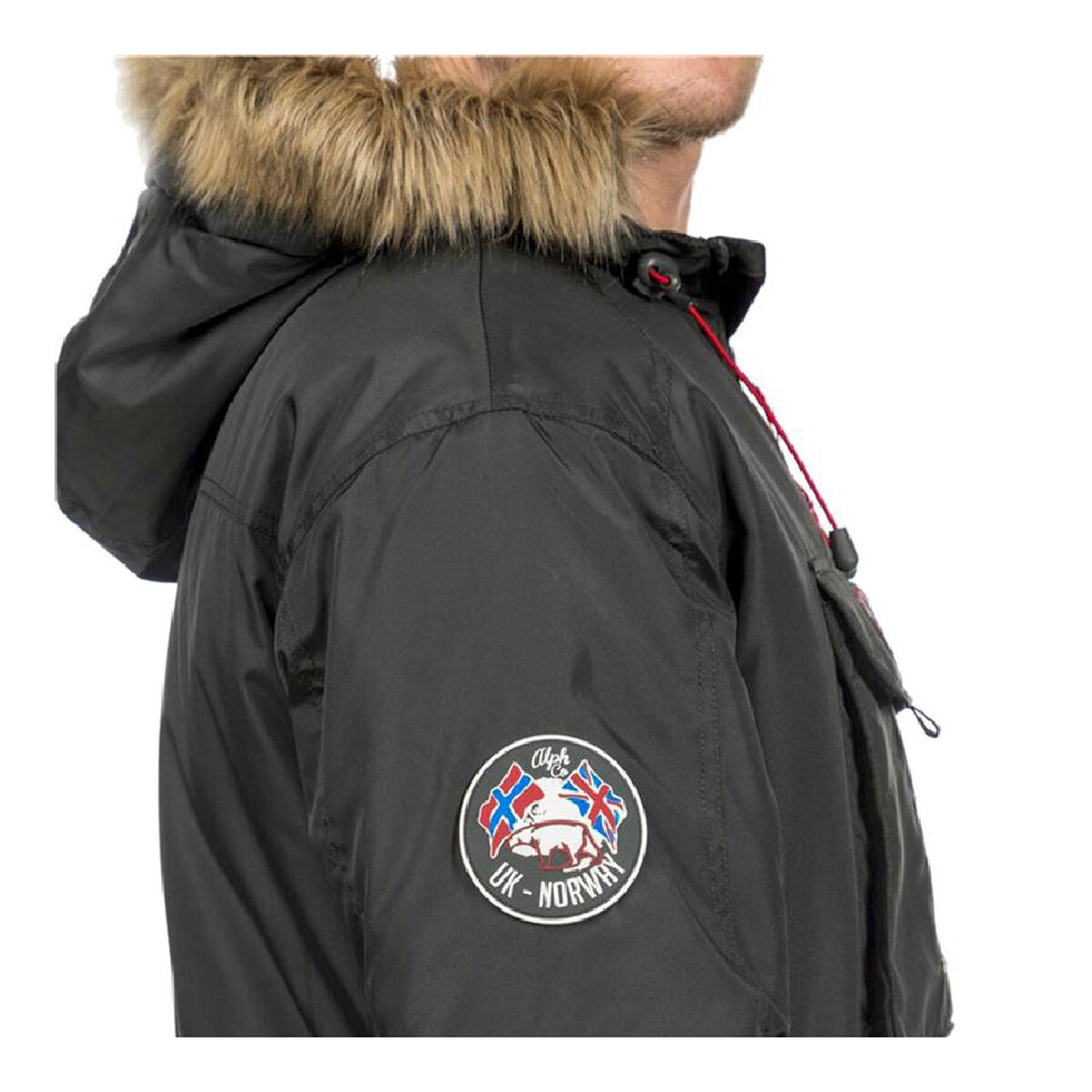 Träningsjacka Herr Alphaventure Noreg Svart - 4
