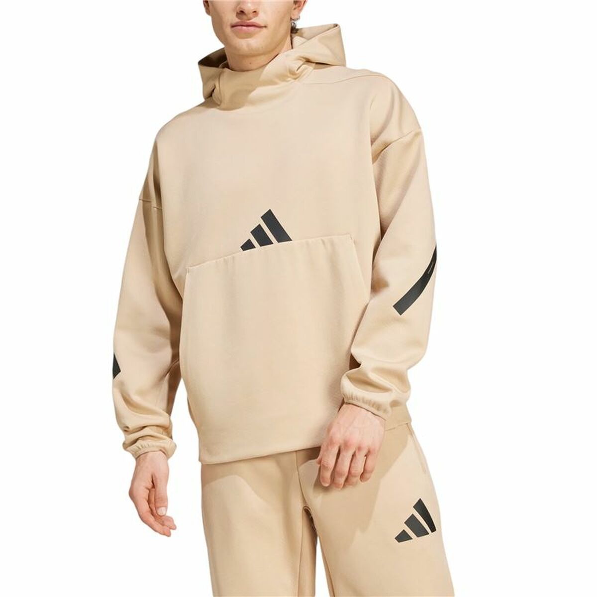 Tröja med huva Herr Adidas Z.N.E. Vit S - 2