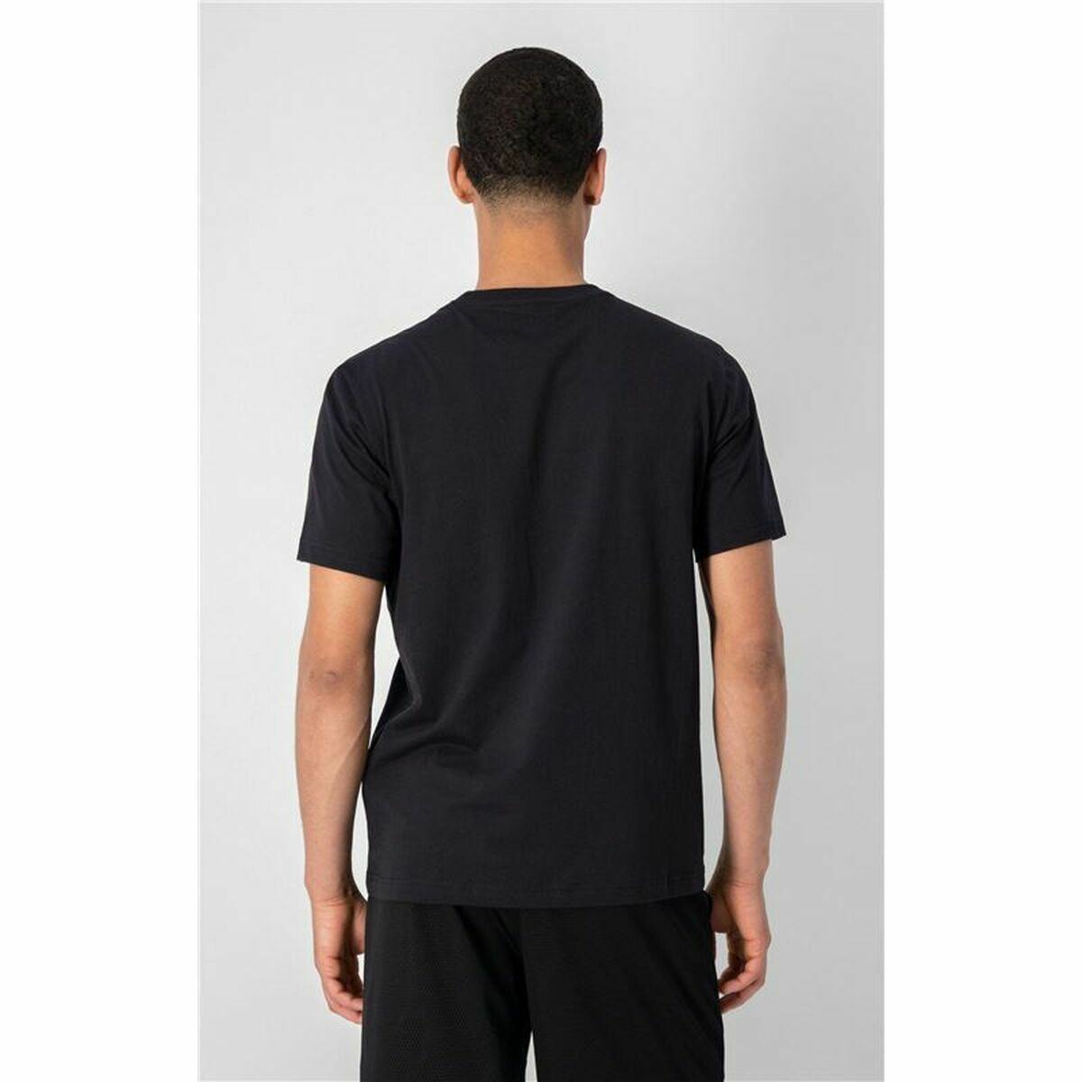 T-shirt med kortärm Herr Champion Crewneck Svart - 4
