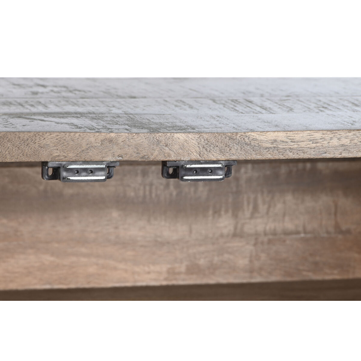 Skänk DKD Home Decor Mörkbrun Mörkgrå Metall Mangoträ 180 x 40 x 80 cm - 5