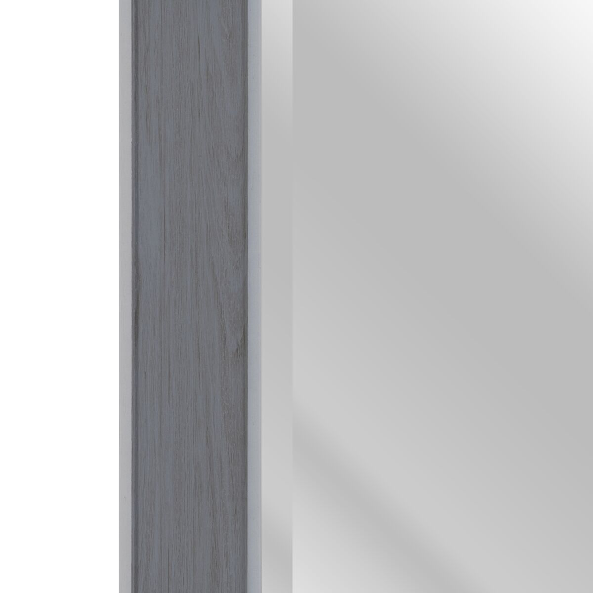Väggspegel Vit Grå 56 x 2 x 126 cm - 8
