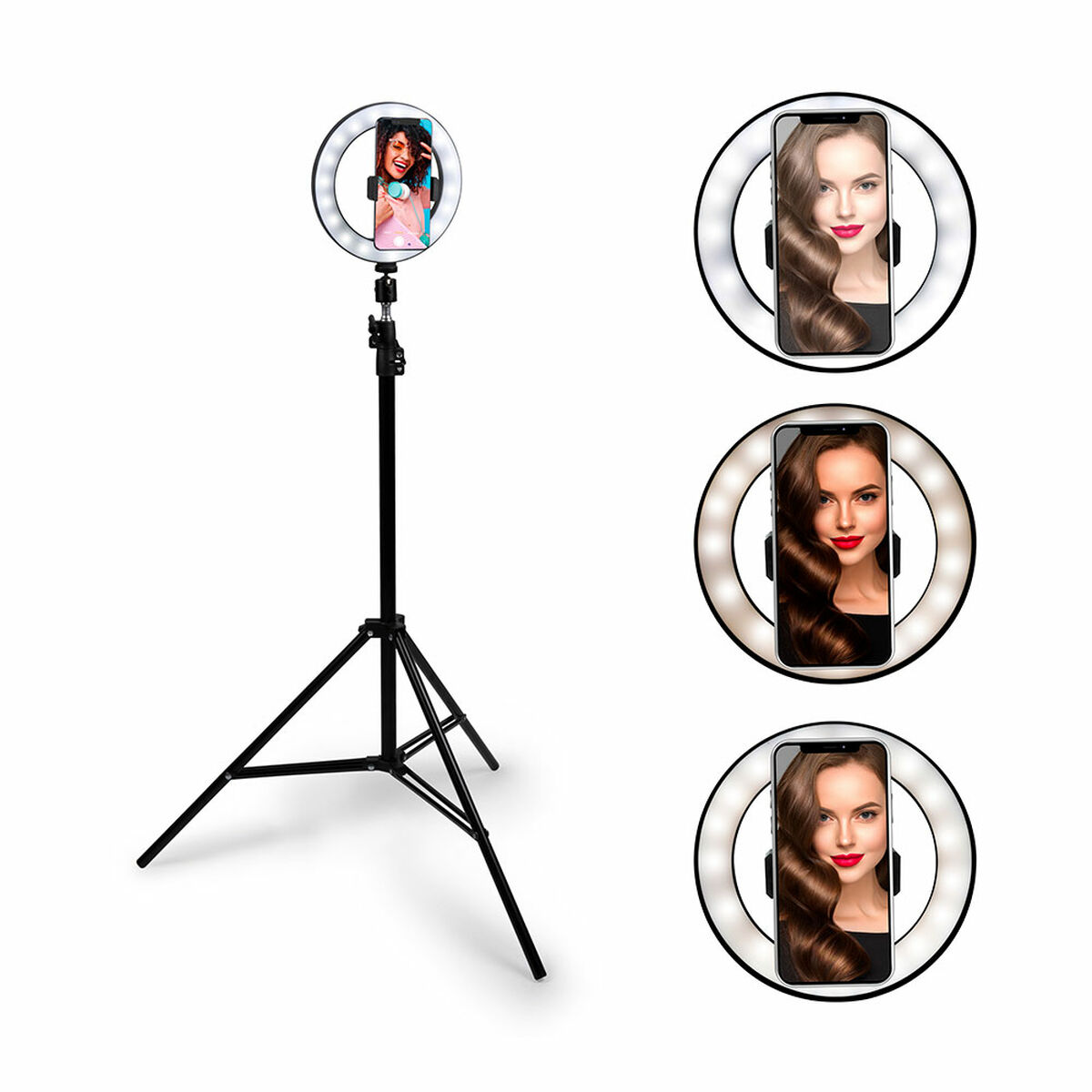 Ljusring för selfies Grundig (Renoverade B)