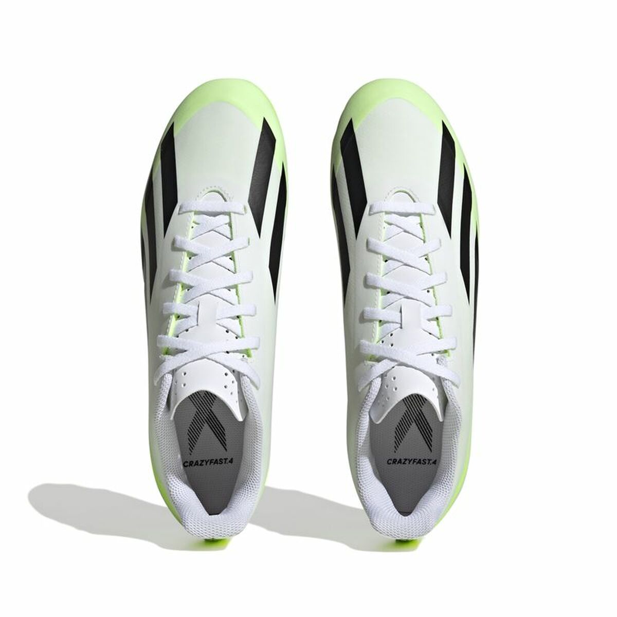Fotbollsskor för barn Adidas X Crazyfast.4 Fxg Gul Vit - 2