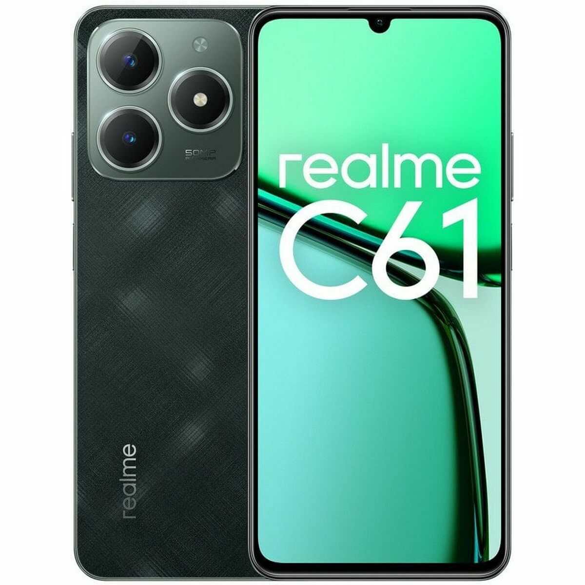 Smartphone Realme 6,74" Unisoc 6 GB RAM 256 GB Svart Grön - 2