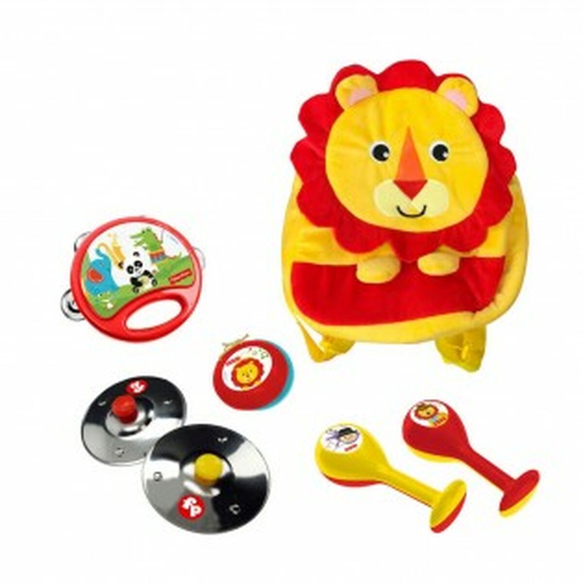 Musikset Fisher-Price Plast Lejonet Barnryggsäck