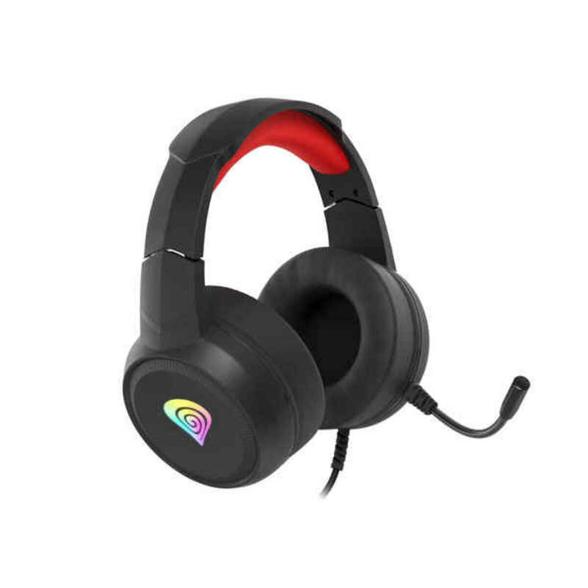 Bluetooth Hörlurar med Mikrofon Genesis NSG-1609 Röd Svart Multicolour - 2