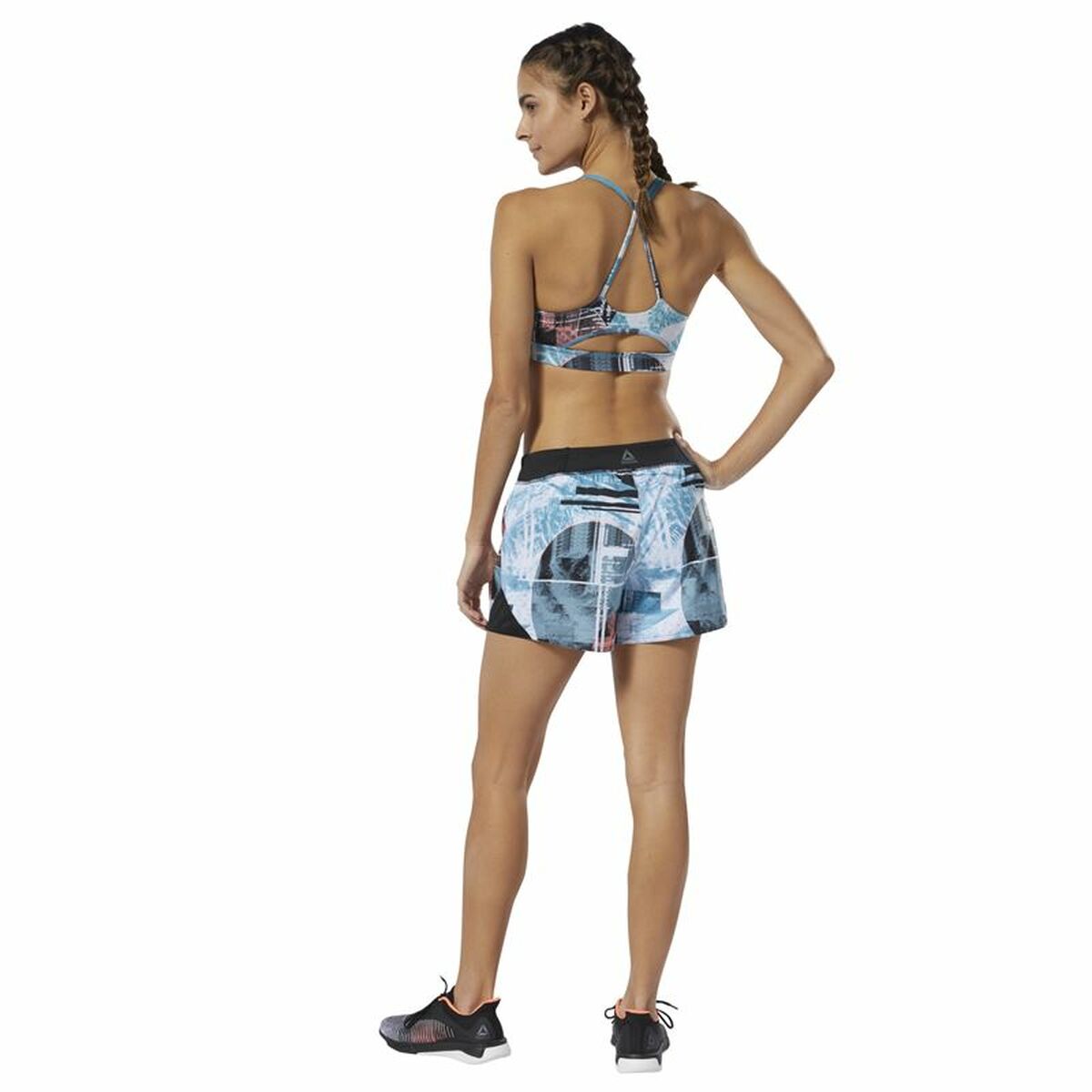 Sportshorts för kvinnor Reebok Wor Moonshift Himmelsblå - 9